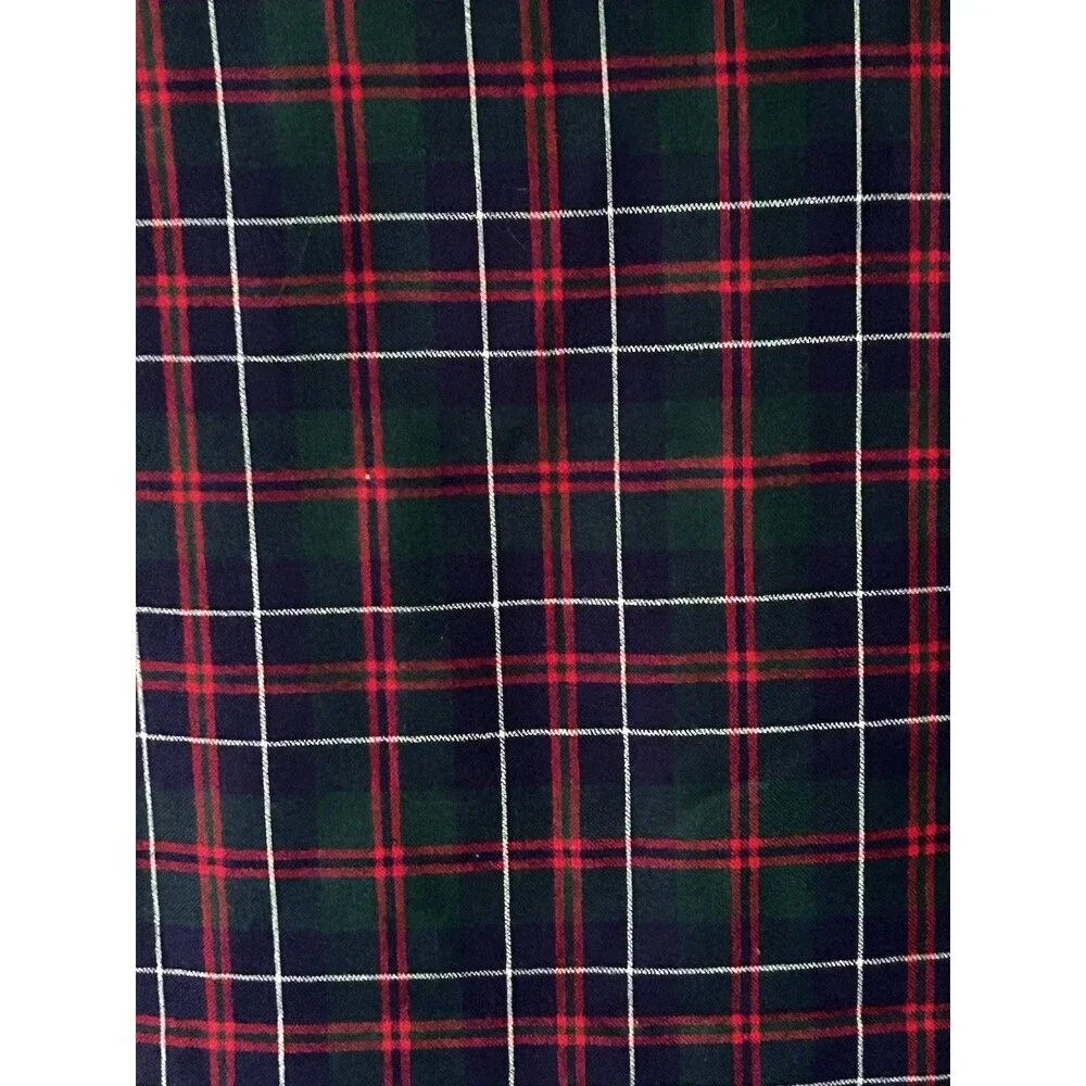 Vintage Lochcarron Machardy Plaid Scarf 100% New Wool Made in Scotland Preppy